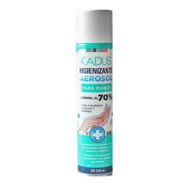 Alcohol Aerosol Higienizante de manos Kadus 330 ML