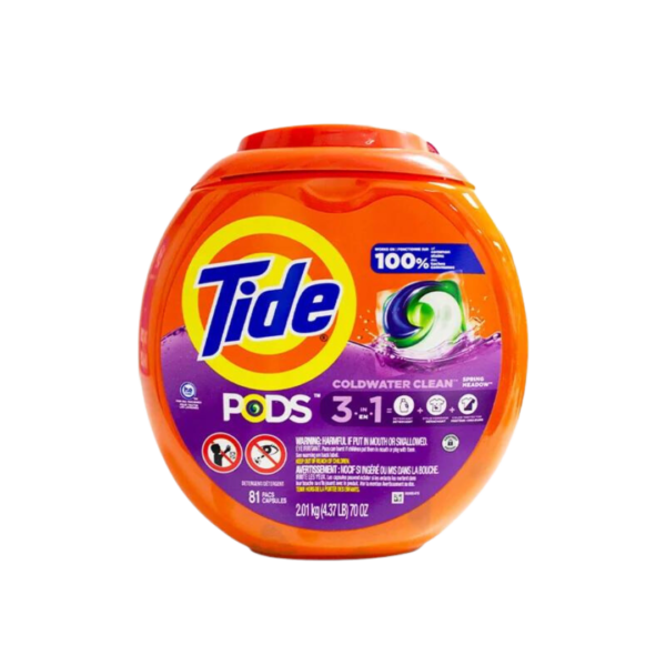 Detergente Cápsulas Tide Pods – 81 unidades