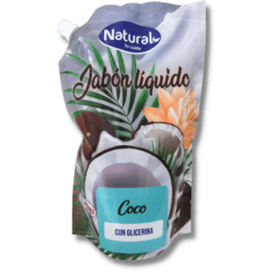 Doypack NATURAL jabon 1lt tipo ballerina (Coco)