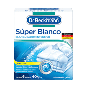 Blanqueador de Ropa Súper Blanco 6 bolsitas de 40 gr Dr. Beckmann - Comercializadora Galuz
