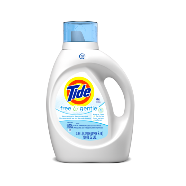 Detergente líquido para la ropa Tide Free and Gentle - Comercializadora Galuz