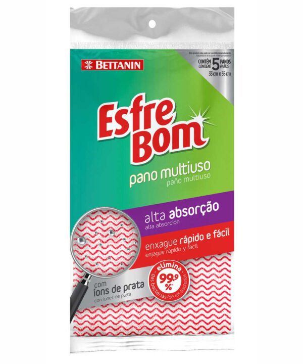 Paño multiuso rojo de Esfebrom
