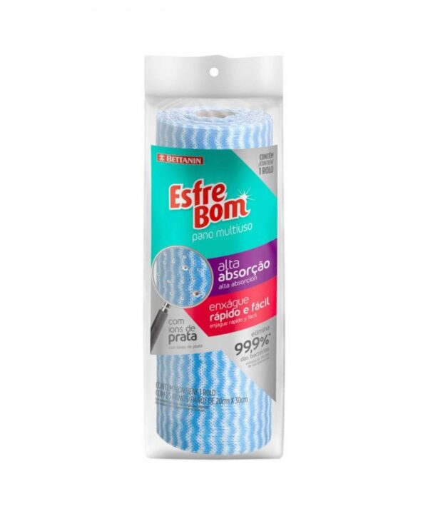 Paño multiuso rollo azul de Esfebrom