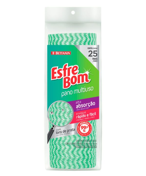 Paño multiuso rollo verde de Esfebrom