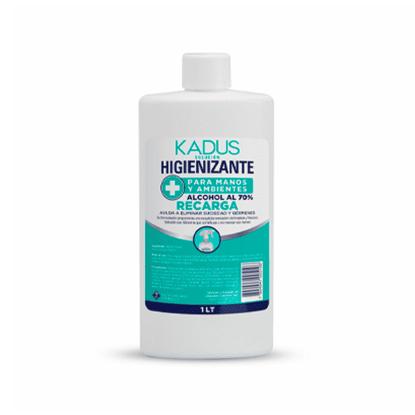 Higienizante Recarga 1 Litro Kadus Alcohol 70%